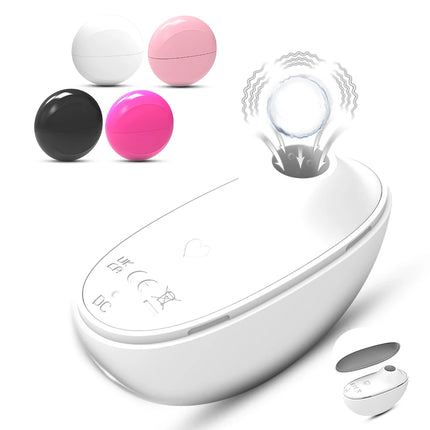 Moonlight Box Silicone Suction Vibrating Egg, Quiet Rechargeable Clitoral Massager for Women