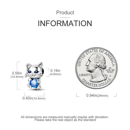 Orstarry Charm Silver 925 Beads Blue Series Fit Bracelet Charms DIY Original Fashion Pendants For Women Jewelry Trendy Gifts
