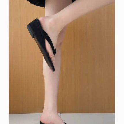 Vintage Summer Women Wedges Heel Slippers Outdoor Height Increase Dress Shoes Ladies Outdoor Beach Vacation Clip Toe Slides