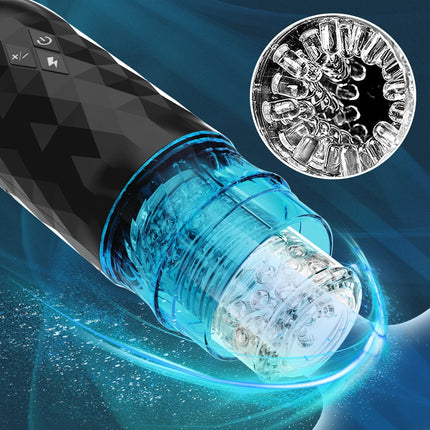 Thrusting Rotating Mastubator Automatic Male Masturbator Cup Pocket Pussy Blowjob Electric Male Piston for Penis Men Sex Toys