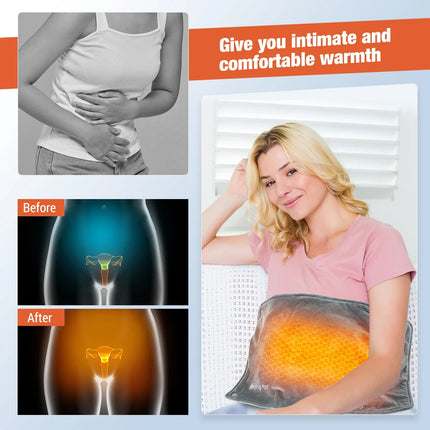 USB Graphene Electric Heating Pad Portable Foot Heater Winter Hand Warmer Abdomen Waist Back Thermal Blanket Warming Mat 30x50cm