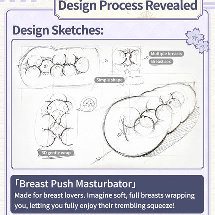YUU Realistic Breast Vagina Masturbator for Men Pocket Pussy Soft Onahole Breasts Sex Toys for Penile Stimulation Masturbation