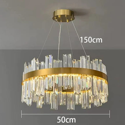 home decorationPendant lights, luxury crystal living room chandelier, dining room Pendant lamp, ceiling light, indoor lighting