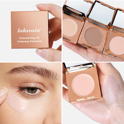 Lakerain Under-eye Color Correcting Concealer Covers Dark Circles Neutralizes Skin Moisturizing Natural-looking Concealer Cream
