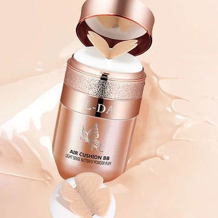 Air Cushion BB Cream Butterfly Powder Puff Moisturizing Foundation Concealer Whitening Oil-control Waterproof Makeup Cosmetics