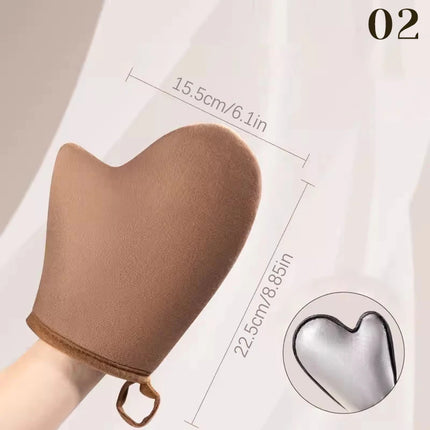 Finger Glove Reusable Body Self Tan Glove Applicator Tanning Gloves Cream Lotion Mousse Body Cleaning Glove Self Tanner