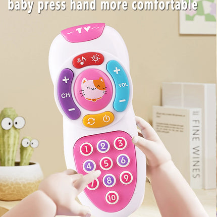 Baby Remote Control Toys Montessori Early Education Mobile Phones for Babies Soft Lighting and Gentle Lullabies Baby Easter Holi
