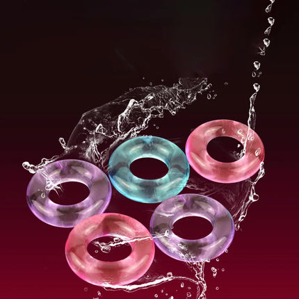 6pcs Cock Rings Sex toys for man Delaying Ejaculation Penis Ring extender Cage Impotence Erection aid Erectile Dysfunct product
