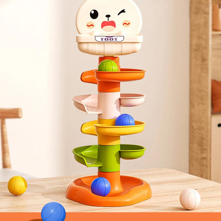 Montessori Stacking Toys for Babies 0 12M Rainbow Ring Stacker Baby Stacking Tower for Toddlers Educational Learning Sensory Toy