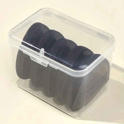 5pcs Triangle Makeup Sponge Puff Set with Box Wet Dry Dual-Use Foundation Loose Powder Puff Makeup Sponge Beauty Egg Blenders