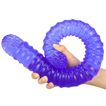 Huge Double Dildo Stimulate Vagina Anal Plug Long Butt Plug Sex Toys For Women Men Big Phallus Prostate Massager Sex Products 18