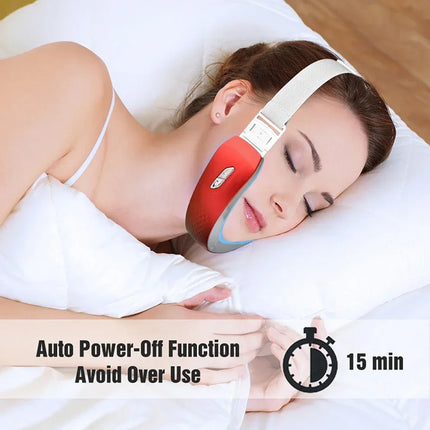 V Face Lift Massage Device Face Contour EMS Massage Double Chin Remove Red Blue Light Heat V-shaped Face Lift Beauty Instrument