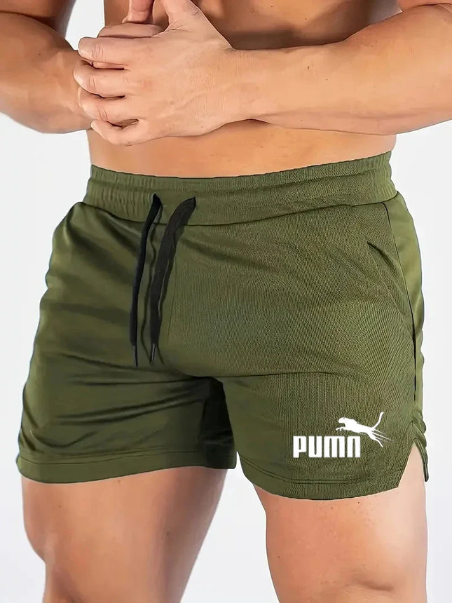New men's quick drying beach shorts, fitness shorts, summer swimsuits, casual sports, men's swim board, beach trend