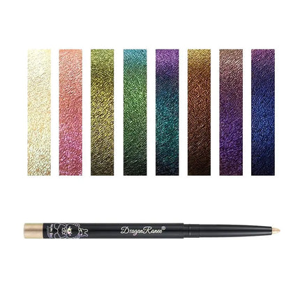 Glitter Aurora Eyeliner Pen Multi Chrome Eye Liner Lasting Shiny Metallic Eyeshadow Lying Silkworm Green Purple Makeup Pigment