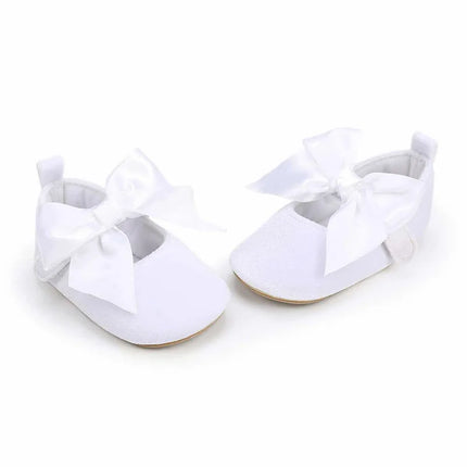 Spring and Autumn Baby Butterfly Knot Fashion Fluffy Princess Shoes 0-1 Year Old Baby Shoes Sneakers