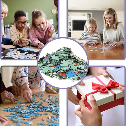 Baking with Mom Adult Wooden Puzzle 520/500/300 Pieces Jigsaw Puzzles for Gameroom Bedroom Livingroom Party Birthday Gift