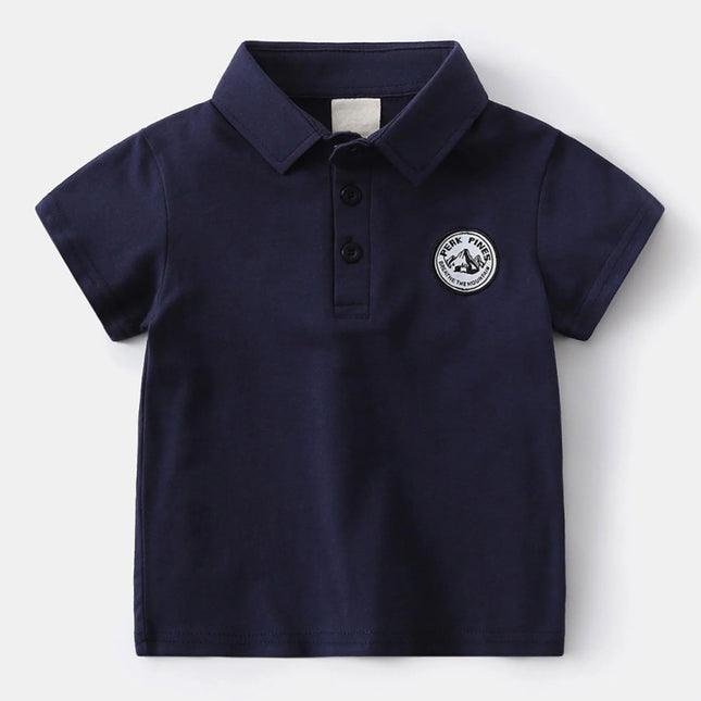 Fashion Boys Polo Shirts Summer Stand Collar Sport Children Boy Clothes Kids T Shirt Toddlers Baby Short Sleeve Polo Shirt 2-7Y