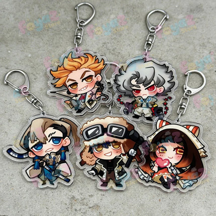 Anime Gachiakuta Enjin Riyo Rudo Zanka Jabber Keychain Accessories Bag Keyrings Jewelry Manga Fans Gifts