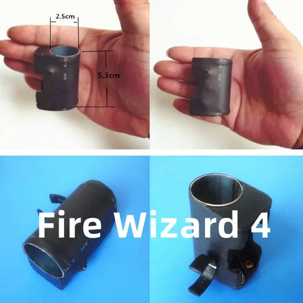 Professional Magician Accessory Ultimater Fire Wizard Close Up Illusions Gimmick Fire Magic Tricks Stage Street Magic Props