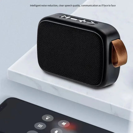G2 Portable Bluetooth Speaker, Mini Wireless Loudspeaker, 3D Stereo Surround HiFi Sound Box Outdoor Wireless Column Music Player
