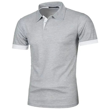 Summer Mens Polo Shirts Short Sleeve Sport T Shirt Quick Dry Athletic Workout Polo Lightweight Breathable Streetwear