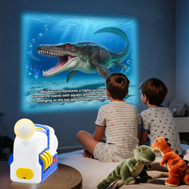 Story Projector for Kids 4K HD Kids Story Projector With 32 Stories 2-in-1 Night Light and Story Projection with Audio Narration
