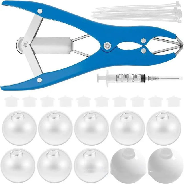 DIY Stress Ball Making Relief Kit Easy Assemble Sensory Toy Set with Blank Ball Skins Lids Filling Tools