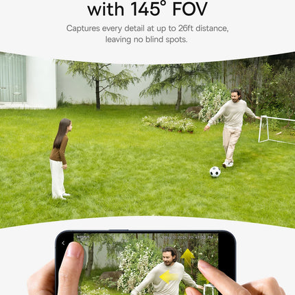 Baseus Security S1 Outdoor Camera Solar Wireless Wifi Solocam Forever Power with Sunlight-Tracking System 2K Clarity 145° FOV