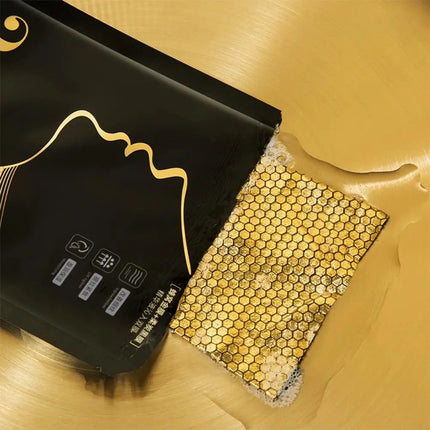Honeycomb Neck Mask Golden Moisturizing Neck Pads, Firming & Lifting Treatment Neck Masks Beauty Necks Skin Care Products