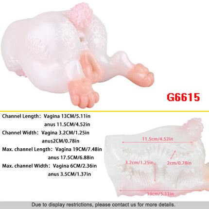 FJBHBD Fantasy Dragon Male Masturbator Ultra Realistic Silicone Dual Channel Vagina Anal Pocket Pussy Adult Men Sex Toy GEEBA