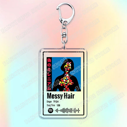 TV Girl Songs Keychains for Women Accessories Bag Cigarettes Out The Window Lovers Rock Not Allowed Keying Jewelry Fans Gifts
