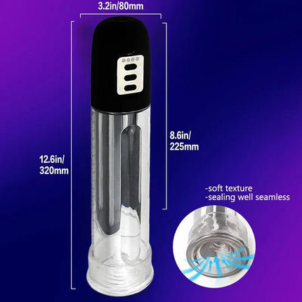 Penis extender for male masturbators Penis vacuum pump penis enlargement booster massager ring, male penis extension pump