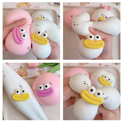 Slow Rebound Smushers Face Squish Funny Soft Sensory Pinch Ball Decompression Toy for Office Home Decor Novelty Gift for Adults