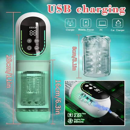 9 In 1 Multi-Functional Vacuum Pump Cook Exerciser Enlargers Penis pump Male Pocket Pussies Masturbator Equipment