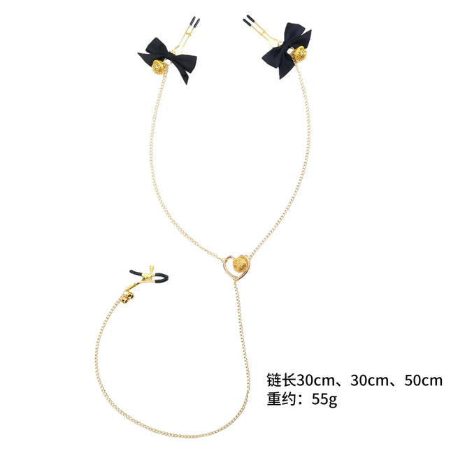 New Style Clitoral Nipple Clamps Dual-Zone Stimulation Couples Foreplay BDSM Sexy Accessories Sex Toys Clitoral Stimulation 18+