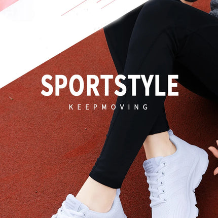 New Sneakers Women Casual Shoes Fashion Breathable Walking Mesh Flat Shoes Women 2024 Tenis Feminino White Ladies sports Shoes
