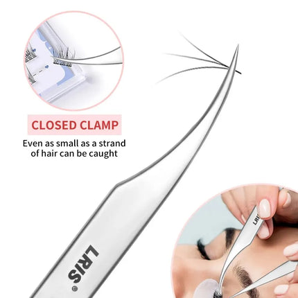 Grafting Eyelash Tweezers Beauty Eyelash ProfessionalWith High Precision Clip Kind Of Universal Eyelash Clip Dolphin Clip Flowe