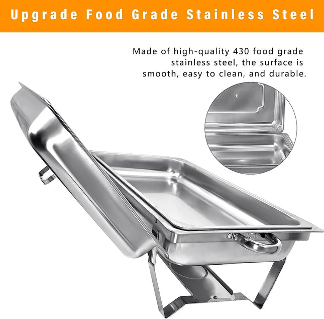 OLUL Magnetic Foldable Rectangular Alcohol Stove - Portable Camping Cooking Heater For Outdoor Picnics
