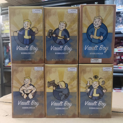 Anime Bobblehead Cute Vault Boy Full Set Action Figure Toys Collection Model Doll Desktop Ornament Display Boy Gifts