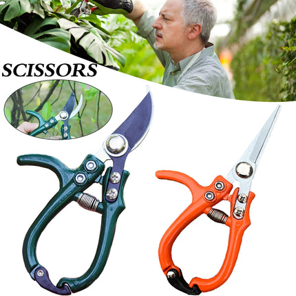 Gardening Secateurs Cutting Pruner Garden Hand Pruners Fruit Tree Pruning Shears Grape Fruit Picking Weeds Pruner Gardening Tool