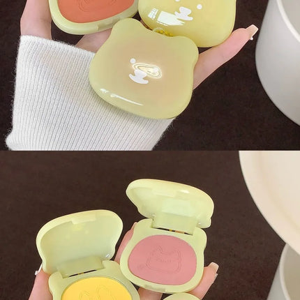 Colorful Matte Monochrome Blush SHAQINUO Whitening Lasting Vitality Girl Nude Makeup Natural Smudge Pendant Single Blush Plate