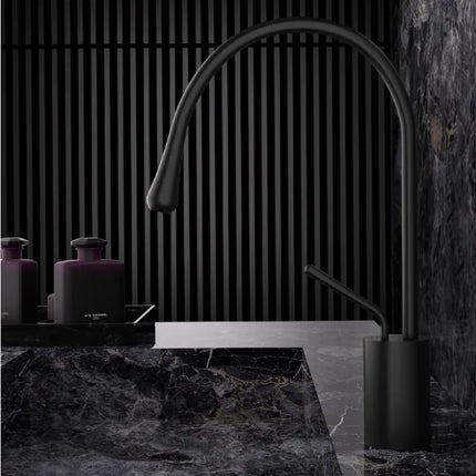 Brushed Rose Gold Bathroom Faucet Brushed Gold Basin Faucet  Hot  Cold Sink Faucet Brass Lavotory Faucet Swivel Sink Water Crane