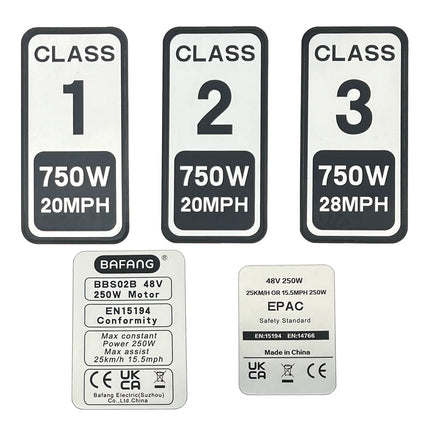 PVC Sticker Electric Bicycle Sticker Bafang Motor Label Sticker For BAFANG 36V 250W/48V 750W01/BBSHD E-bike Accessories