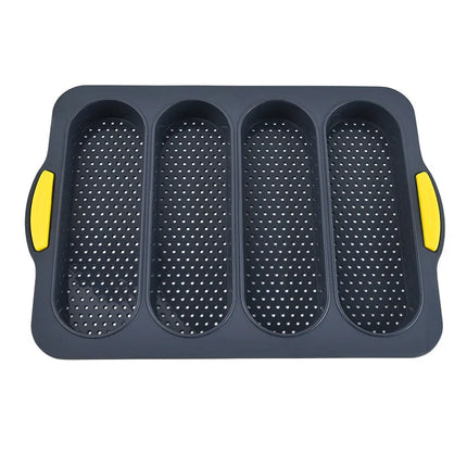 Large Silicone Baking Mold Restaurant Bread Food Mould Grade Baguette Bake Tray Non-stick Oven Tool kitchen Bakeware Accessories