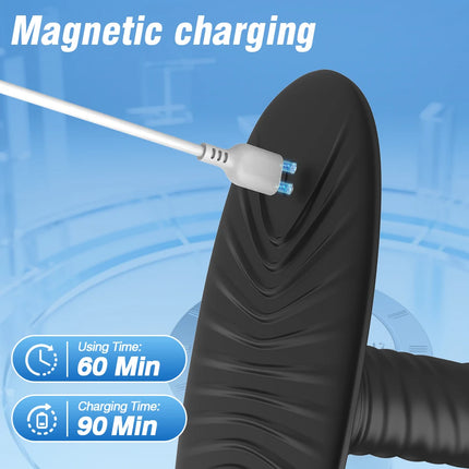 Powerful Dildo Vibrator 8 IN 1 Thrusting Remote Control G Spot Anal Vagina Stimulator Female Masturbator Sex Toys for Women Men