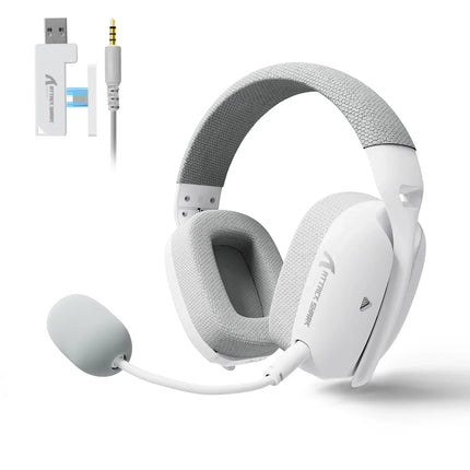 ATTACK SHARK L80PRO Wireless Gaming Headset Tri-Mode 2.4GHz Bluetooth Wired 40mm Drivers Mic Low Latency Lightweight Headphone