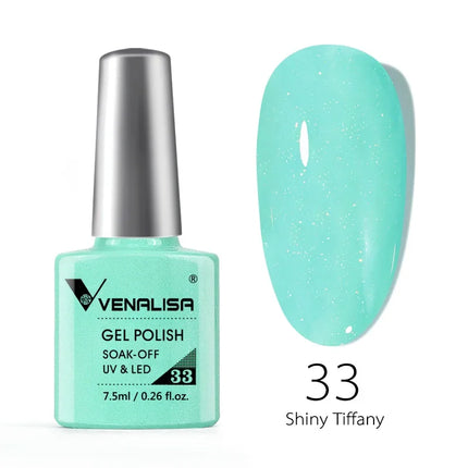 7.5ml Venalisa Nail Gel Polish HEMA FREE TPO FREE Full Coverage Semi Permanent Soak Off UV LED Gel Nail Polish Gel Varnish