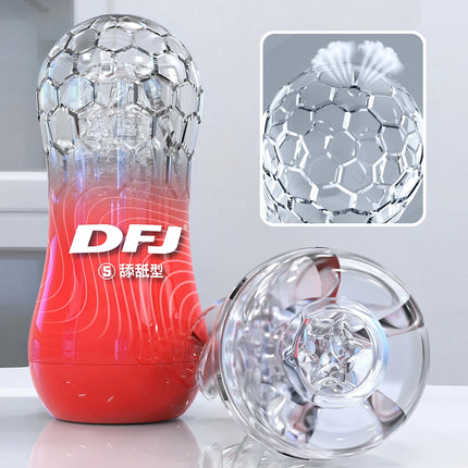 Male Masturbator Cup Soft Pussy Sex Toys Transparent Vagina Adult Endurance Exercise Adult supplies Vacuum Pocket Cup for Men
