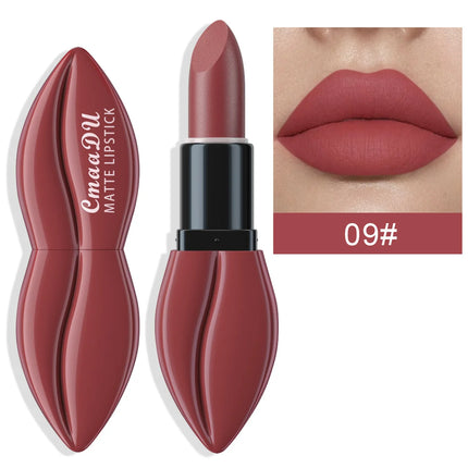 Natural Matte Velvet Lipstick Long Lasting Waterproof Nude Brown Red Professional Makeup Lip Gloss For Women