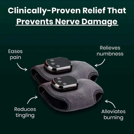 Emeka 3-in-1 Electric Ankle Massager 5 Level Heating Vibration for Eliminate Foot Pain Swelling Poor Circulation Brace Massager